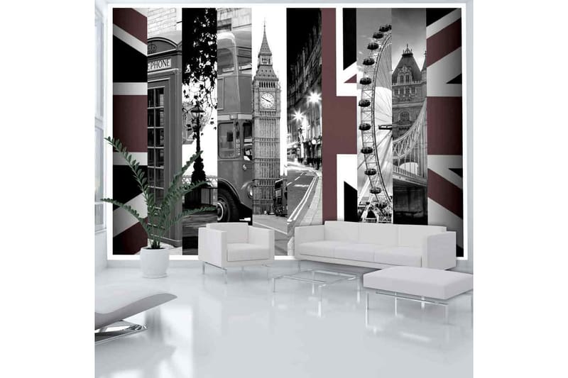 Fototapet London Symbols 100x70 - Artgeist sp. z o. o. - Inredning - Tapet - Fototapet