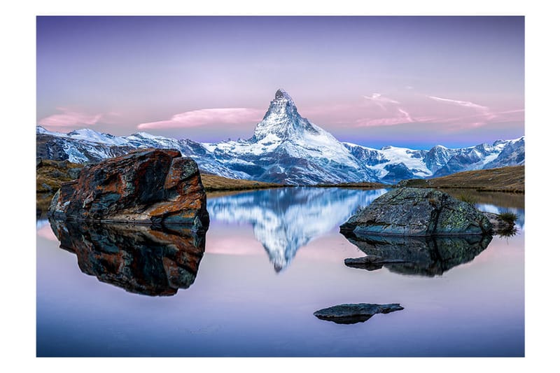 Fototapet Lonely Mountain 200x140 - Artgeist sp. z o. o. - Inredning - Tapet - Fototapet