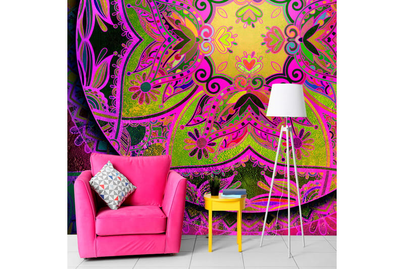 Fototapet Mandala Pink Expression 300x210 - Artgeist sp. z o. o. - Inredning - Tapet - Fototapet