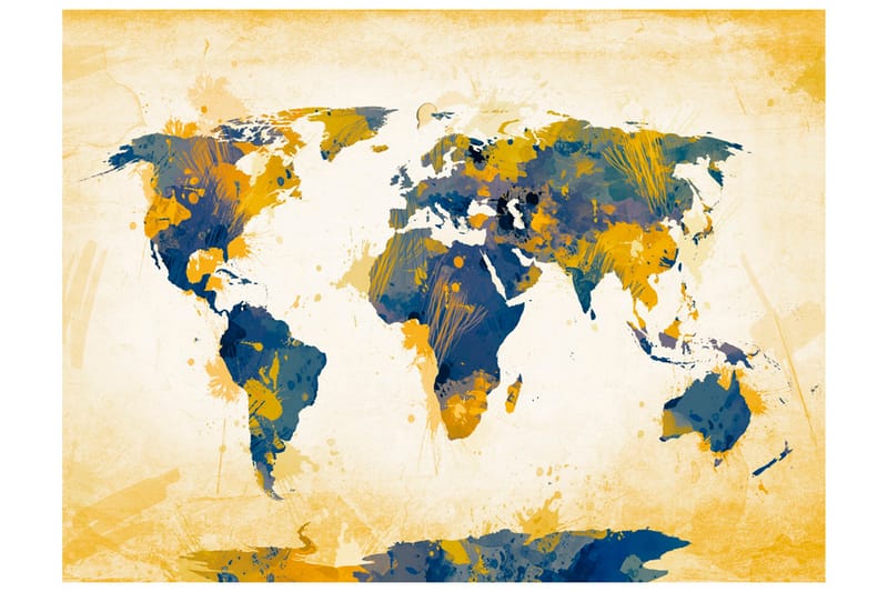 Fototapet Map Of The World Sun And Sky 250x193 - Artgeist sp. z o. o. - Inredning - Tapet - Fototapet