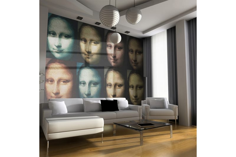 Fototapet Mona Lisa Pop Art 350x270 - Artgeist sp. z o. o. - Inredning - Tapet - Fototapet