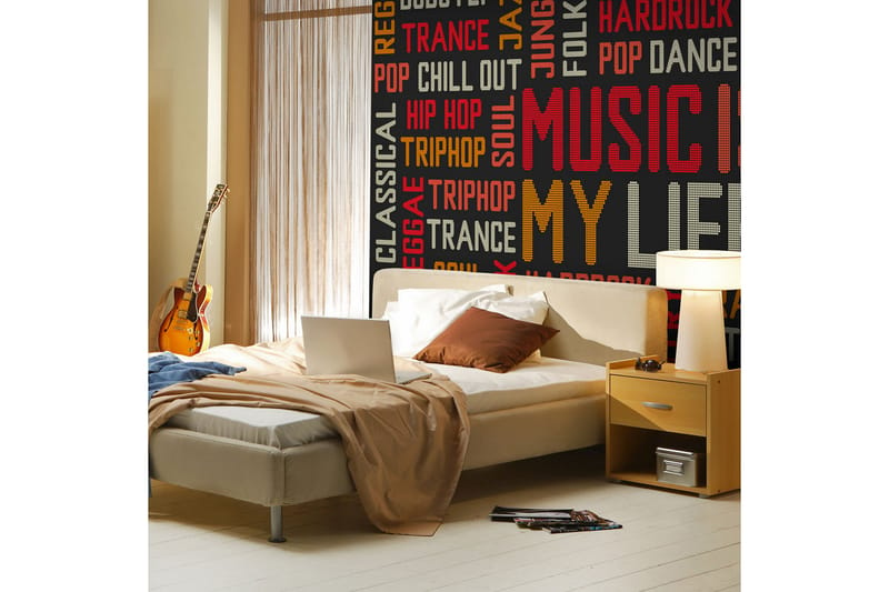 Fototapet Music Is My Life 350x270 - Artgeist sp. z o. o. - Inredning - Tapet - Fototapet