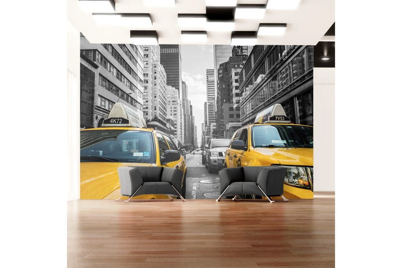 Fototapet New York Taxi 200x140 - Artgeist sp. z o. o. - Inredning - Tapet - Fototapet