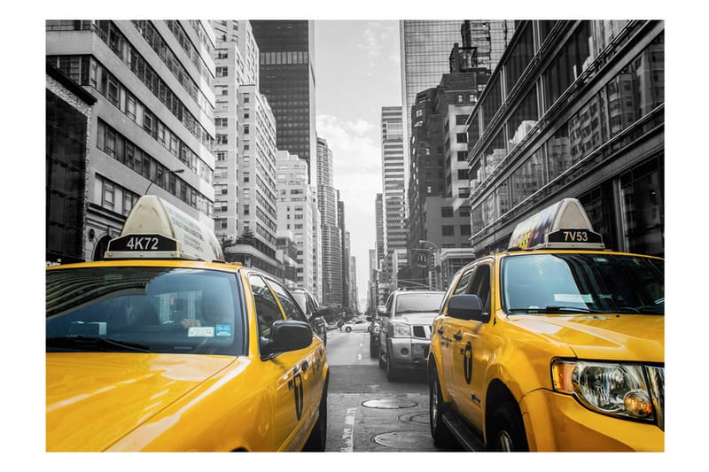 Fototapet New York Taxi 200x140 - Artgeist sp. z o. o. - Inredning - Tapet - Fototapet