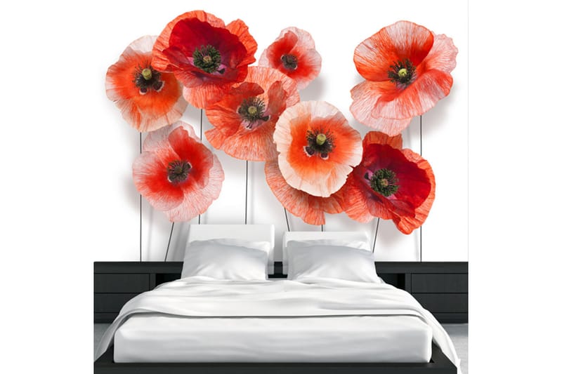 Fototapet Nine Poppies 400x280 - Artgeist sp. z o. o. - Inredning - Tapet - Fototapet