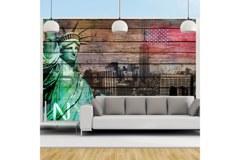 Fototapet NYC Symbols 250x175 - Artgeist sp. z o. o. - Inredning - Tapet - Fototapet