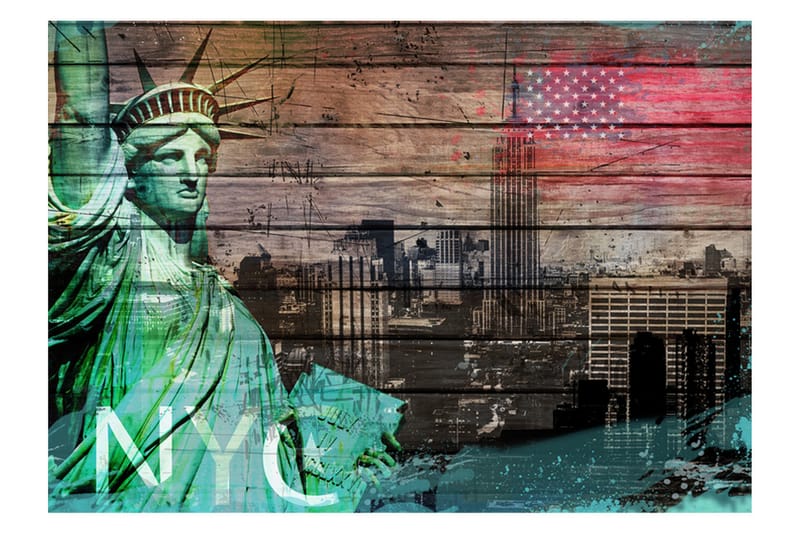 Fototapet NYC Symbols 250x175 - Artgeist sp. z o. o. - Inredning - Tapet - Fototapet