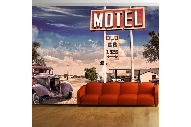 Fototapet Old Motel 350x245 - Artgeist sp. z o. o. - Inredning - Tapet - Fototapet