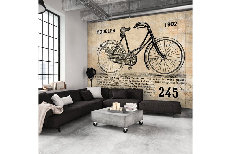 Fototapet Old School Bicycle 350x245 - Artgeist sp. z o. o. - Inredning - Tapet - Fototapet