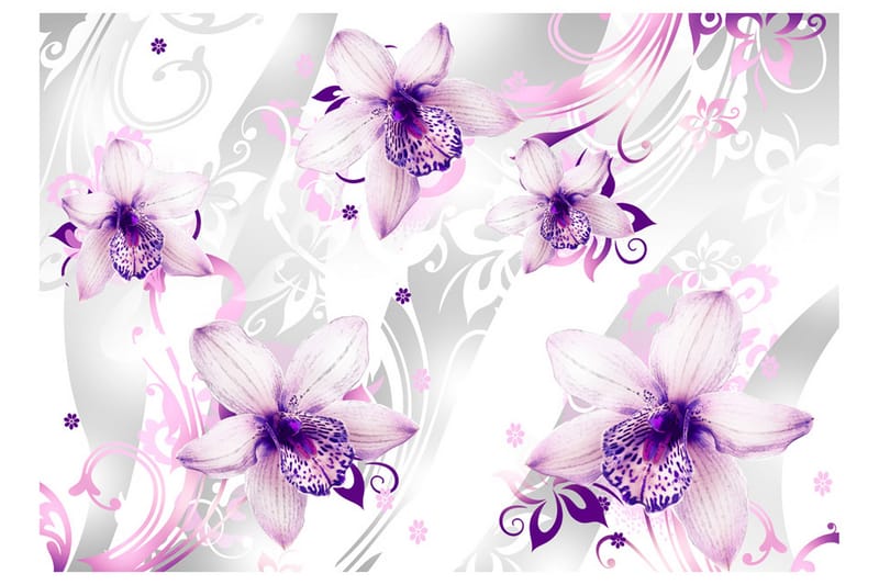 Fototapet Sounds Of Subtlety Violet 400x280 - Artgeist sp. z o. o. - Inredning - Tapet - Fototapet