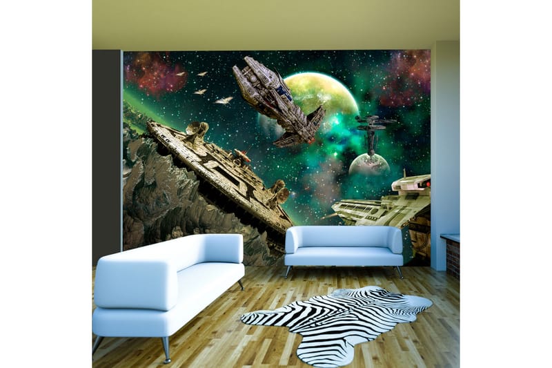 Fototapet Space Fleet 100x70 - Artgeist sp. z o. o. - Inredning - Tapet - Fototapet