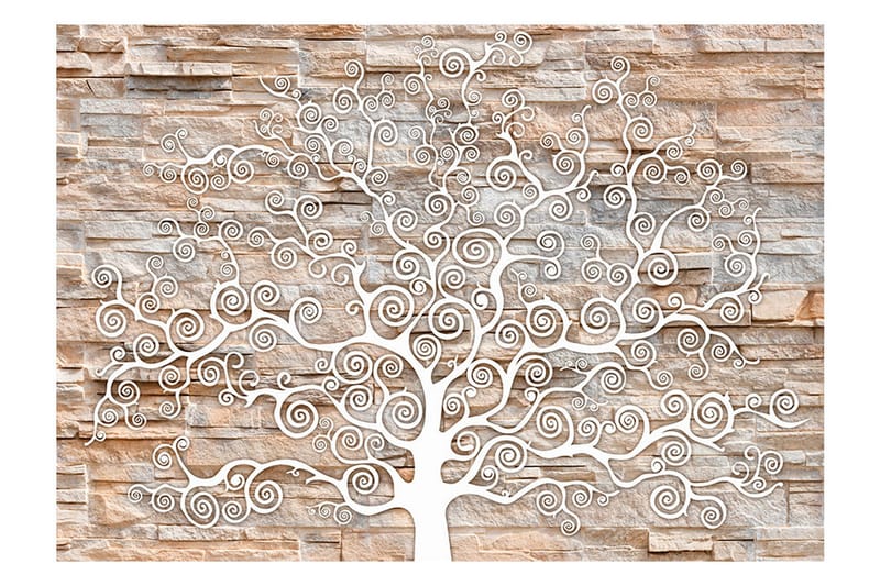 Fototapet Stone Tree 250x175 - Artgeist sp. z o. o. - Inredning - Tapet - Fototapet