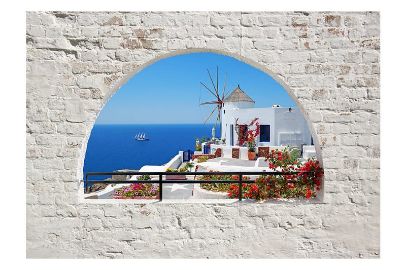 Fototapet Summer In Santorini 350x245 - Artgeist sp. z o. o. - Inredning - Tapet - Fototapet