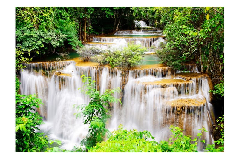 Fototapet Thai Waterfall 100x70 - Artgeist sp. z o. o. - Inredning - Tapet - Fototapet