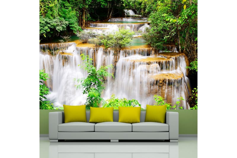 Fototapet Thai Waterfall 100x70 - Artgeist sp. z o. o. - Inredning - Tapet - Fototapet