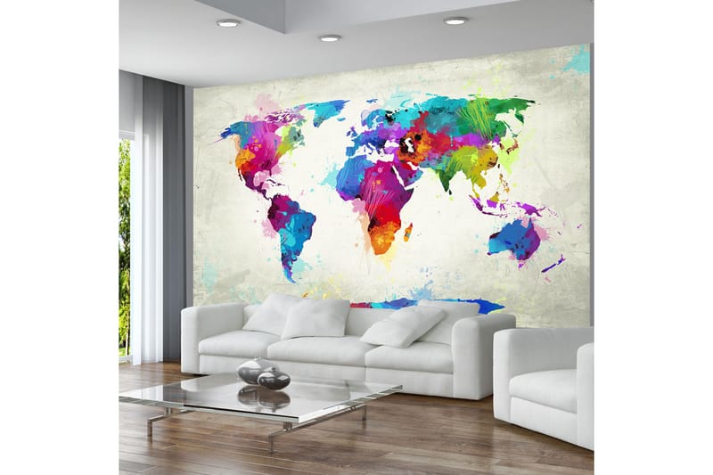 Fototapet The Map Of Happiness 450x270 - Artgeist sp. z o. o. - Inredning - Tapet - Fototapet