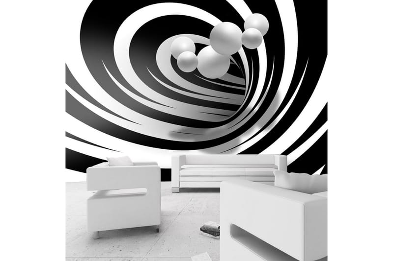 Fototapet Twisted In Black & White 100x70 - Artgeist sp. z o. o. - Inredning - Tapet - Fototapet