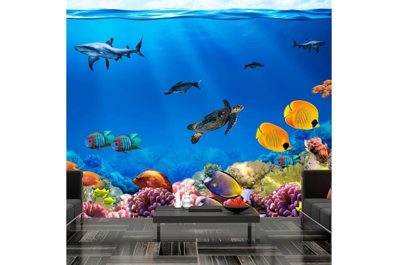 Fototapet Underwater Kingdom 100x70 - Artgeist sp. z o. o. - Inredning - Tapet - Fototapet