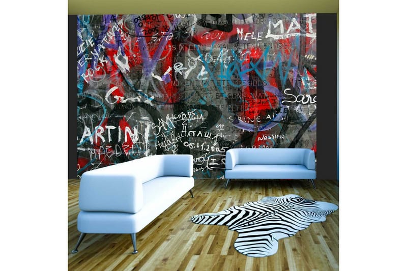 Fototapet Urban Graffiti 200x154 - Artgeist sp. z o. o. - Inredning - Tapet - Fototapet