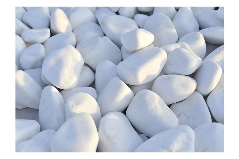 Fototapet White Pebbles 100x70 - Artgeist sp. z o. o. - Inredning - Tapet - Fototapet