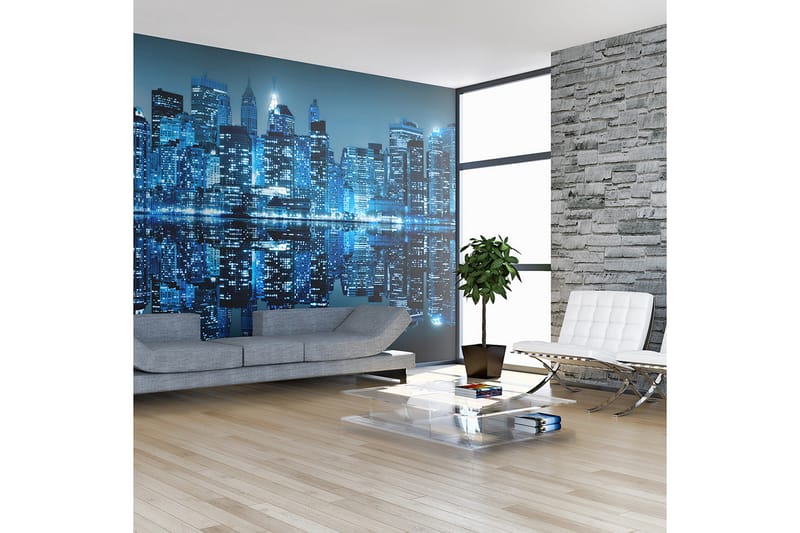 Fototapet XXL Ocean Av Ljus NYC 550x270 - Artgeist sp. z o. o. - Inredning - Tapet - Fototapet