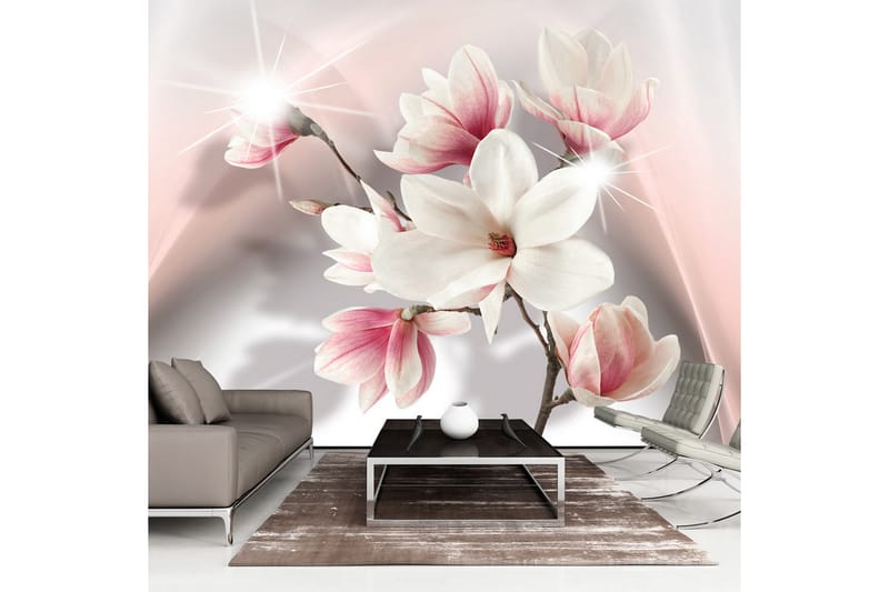 Fototapet XXL White Magnolias II 500x280 - Artgeist sp. z o. o. - Inredning - Tapet - Fototapet