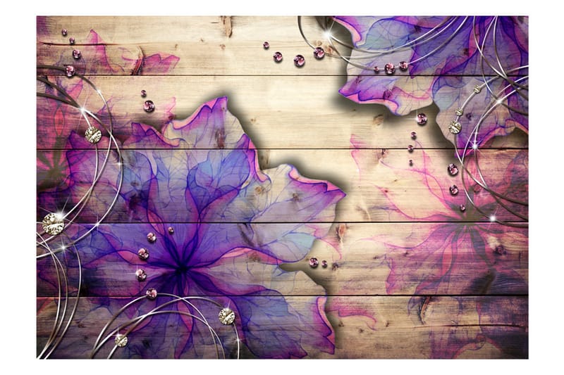 Fototapet Purple Memory 350x245 - Artgeist sp. z o. o. - Inredning - Tapet - Fototapet