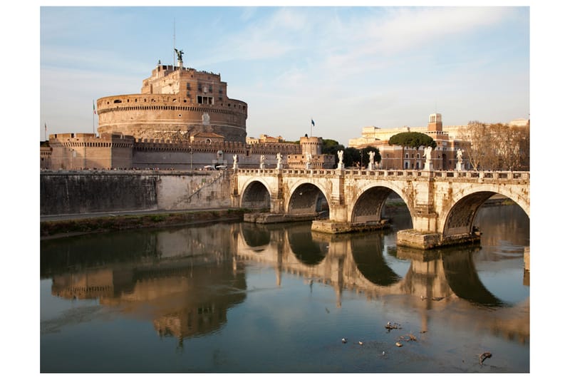 Fototapet Ponte San Angelo 350x270 - Artgeist sp. z o. o. - Inredning - Tapet - Fototapet