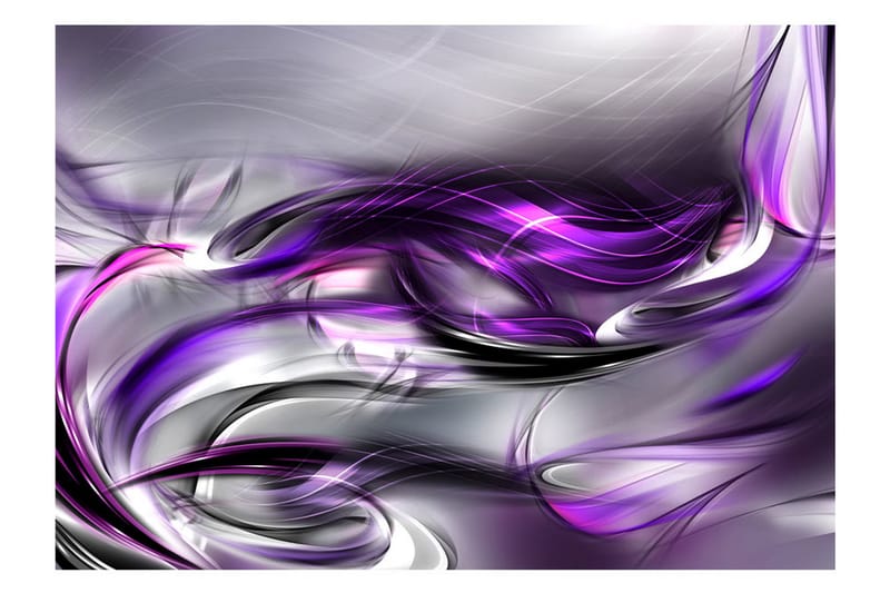 Fototapet Purple Swirls 350x245 - Artgeist sp. z o. o. - Inredning - Tapet - Fototapet