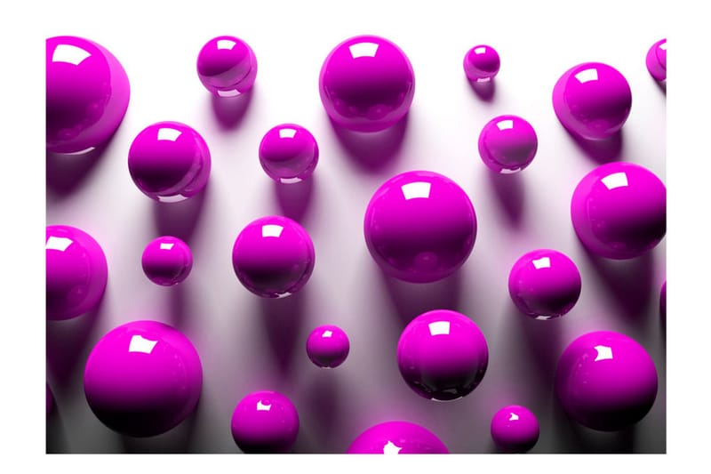 Fototapet Purple Balls 300x210 - Artgeist sp. z o. o. - Inredning - Tapet - Fototapet