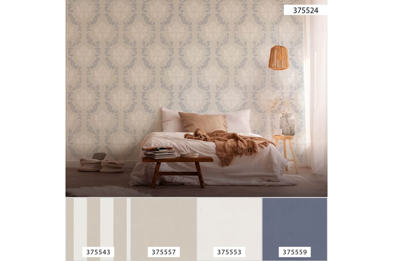 Barock Tapet New Elegance Ovävd Beige - AS Creation - Inredning - Tapet - Mönstrad tapet