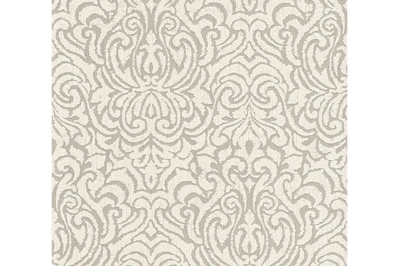 Barock Tapet Tessuto 2 Ovävd Beige Cream - AS Creation - Inredning - Tapet - Mönstrad tapet