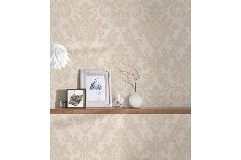 Barock Tapet Trendwall Ovävd Beige - AS Creation - Inredning - Tapet - Mönstrad tapet