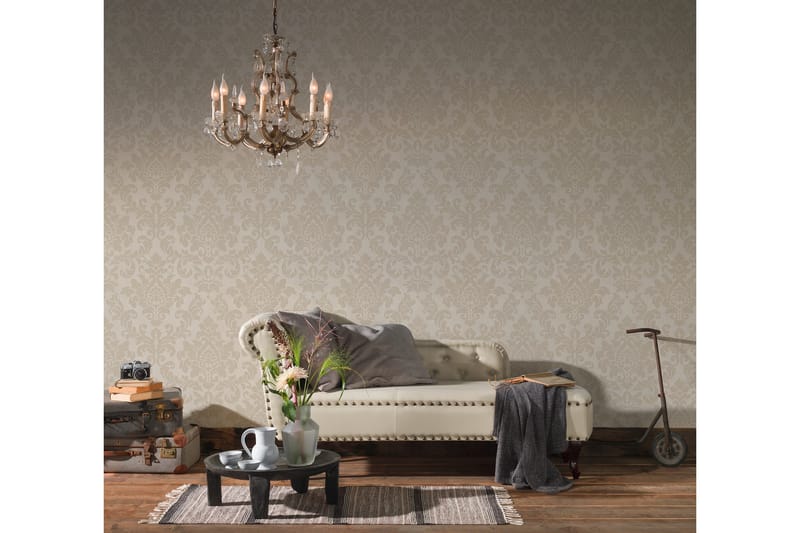 Barock Tapet Trendwall Ovävd Beige - AS Creation - Inredning - Tapet - Mönstrad tapet