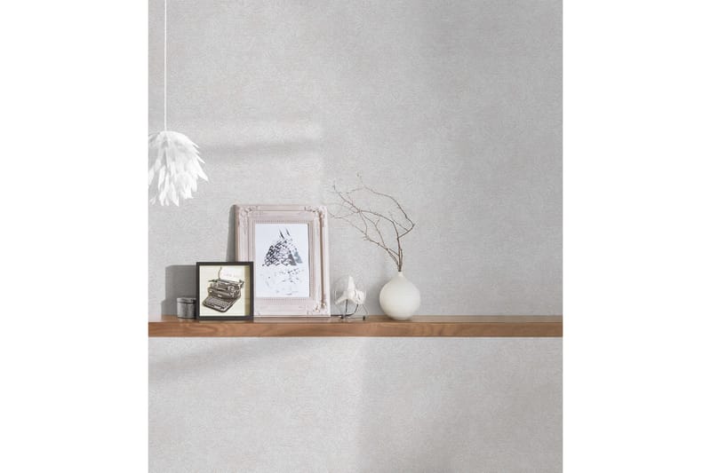 Blommig Tapet Attractive Ovävd Beige - AS Creation - Inredning - Tapet - Mönstrad tapet