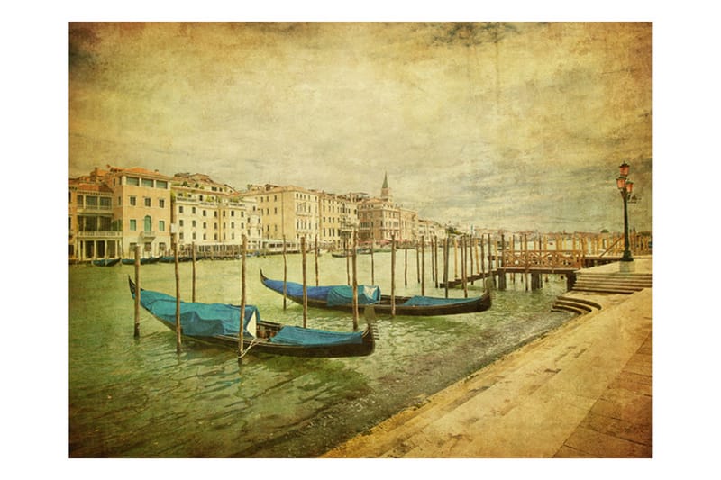 Fototapet Grand Canal Venice Vintage 250x193 - Artgeist sp. z o. o. - Inredning - Tapet - Tapeter vardagsrum