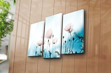 Canvastavla 3-pack Flerfärgad - 20x39 cm - Inredning - Tavlor & posters - Canvastavla