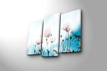 Canvastavla 3-pack Flerfärgad - 20x39 cm - Inredning - Tavlor & posters - Canvastavla