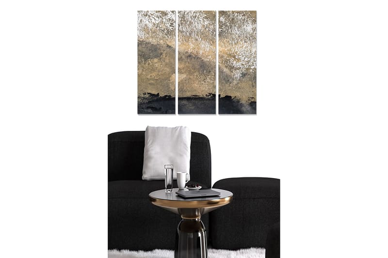 Canvastavla Abstract 3-pack Flerfärgad - 20x50 cm - Inredning - Tavlor & posters - Canvastavla