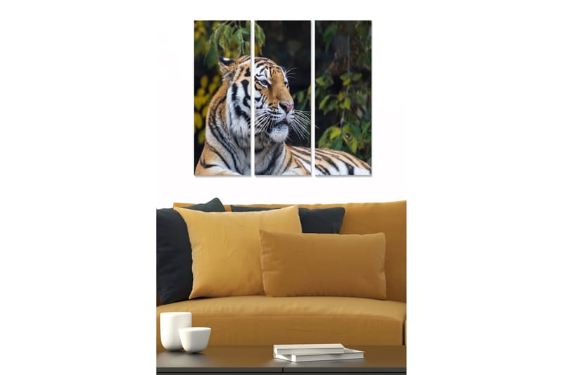 Canvastavla Animal 3-pack Flerfärgad - 20x50 cm - Inredning - Tavlor & posters - Canvastavla