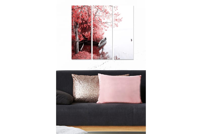 Canvastavla Floral 3-pack Flerfärgad - 20x50 cm - Inredning - Tavlor & posters - Canvastavla