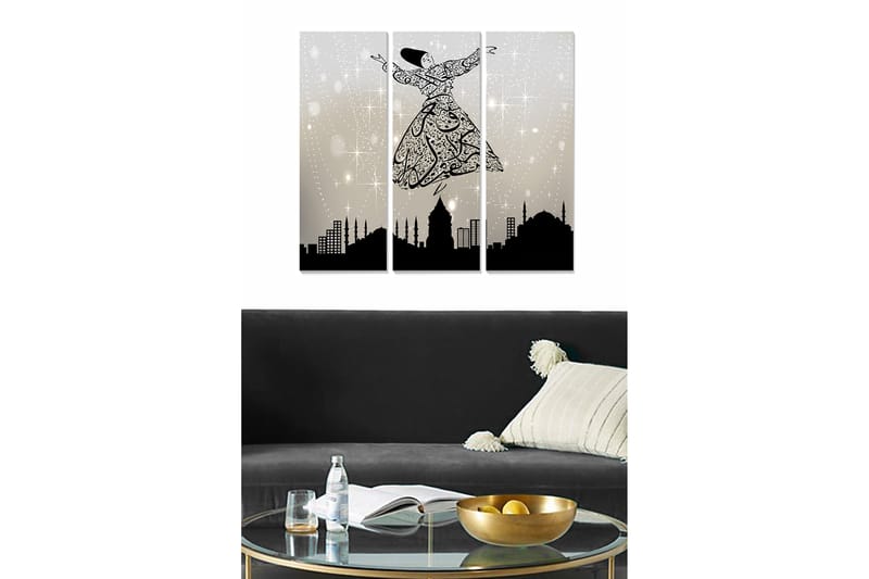 Canvastavla Religion 3-pack Flerfärgad - 20x50 cm - Inredning - Tavlor & posters - Canvastavla