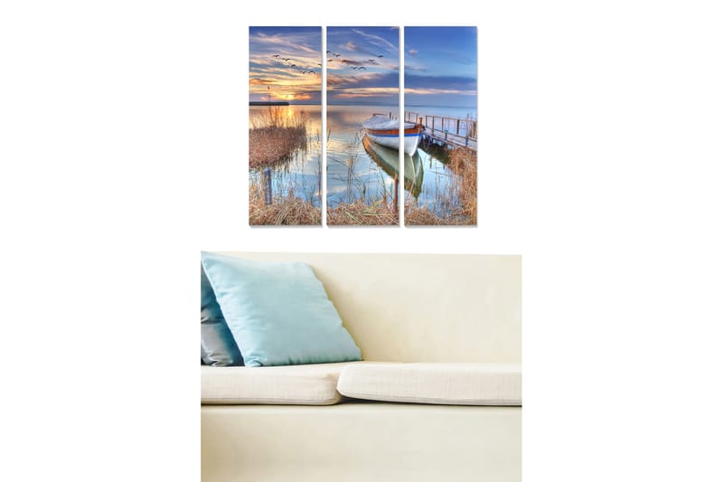 Canvastavla Scenic 3-pack Flerfärgad - 20x50 cm - Inredning - Tavlor & posters - Canvastavla