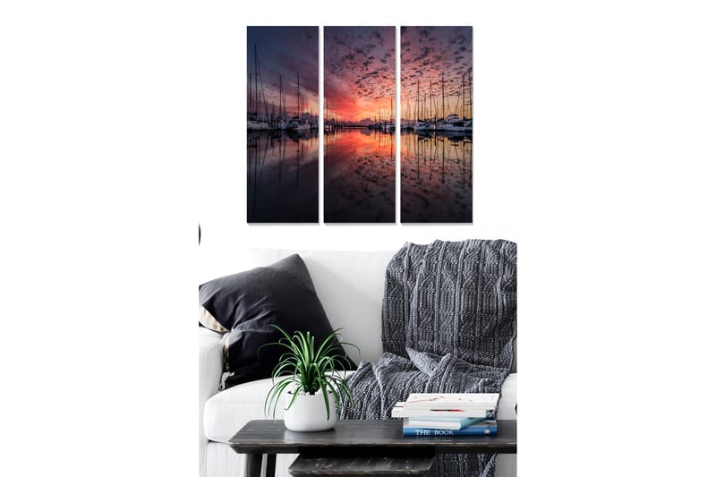 Canvastavla Scenic 3-pack Flerfärgad - 20x50 cm - Inredning - Tavlor & posters - Canvastavla