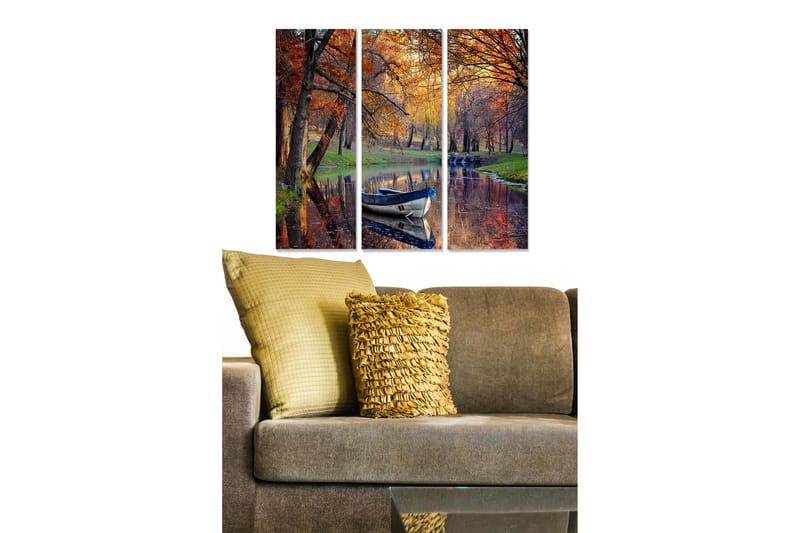 Canvastavla Scenic 3-pack Flerfärgad - 20x50 cm - Inredning - Tavlor & posters - Canvastavla