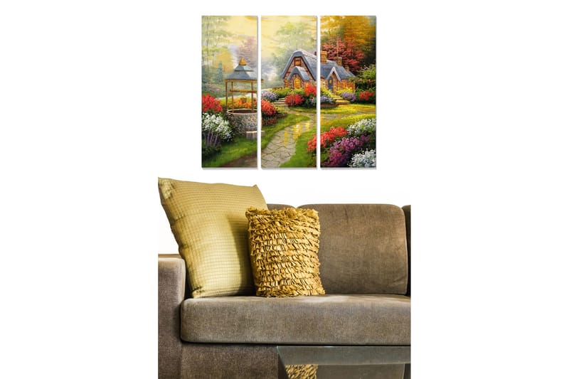 Canvastavla Scenic 3-pack Flerfärgad - 20x50 cm - Inredning - Tavlor & posters - Canvastavla