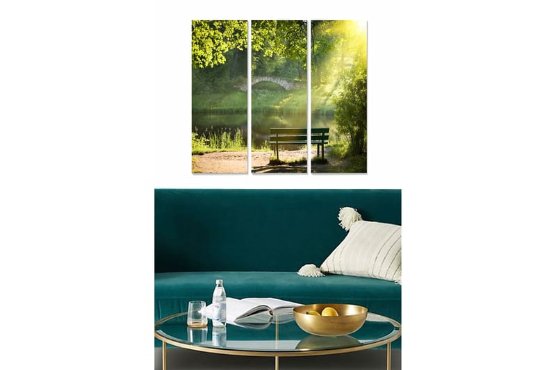 Canvastavla Scenic 3-pack Flerfärgad - 20x50 cm - Inredning - Tavlor & posters - Canvastavla