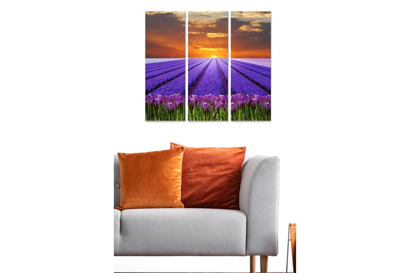 Canvastavla Scenic 3-pack Flerfärgad - 20x50 cm - Inredning - Tavlor & posters - Canvastavla