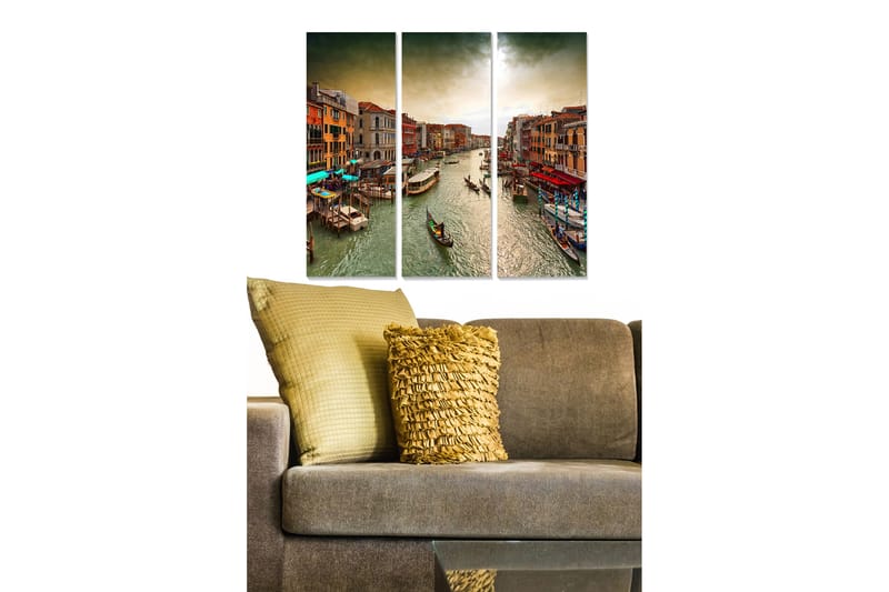 Canvastavla Scenic 3-pack Flerfärgad - 20x50 cm - Inredning - Tavlor & posters - Canvastavla