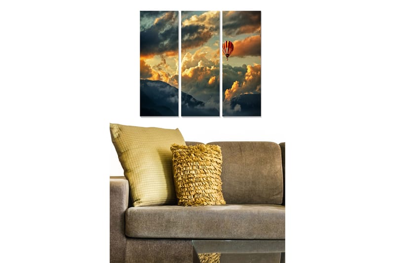 Canvastavla Scenic 3-pack Flerfärgad - 20x50 cm - Inredning - Tavlor & posters - Canvastavla